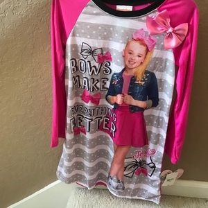 Jojo Siwa nightgown new size 10 pajamas